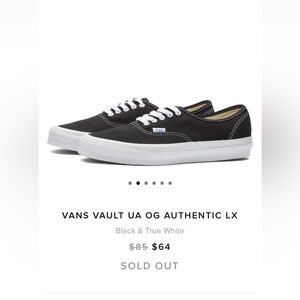 Vans Vault OG Authentic